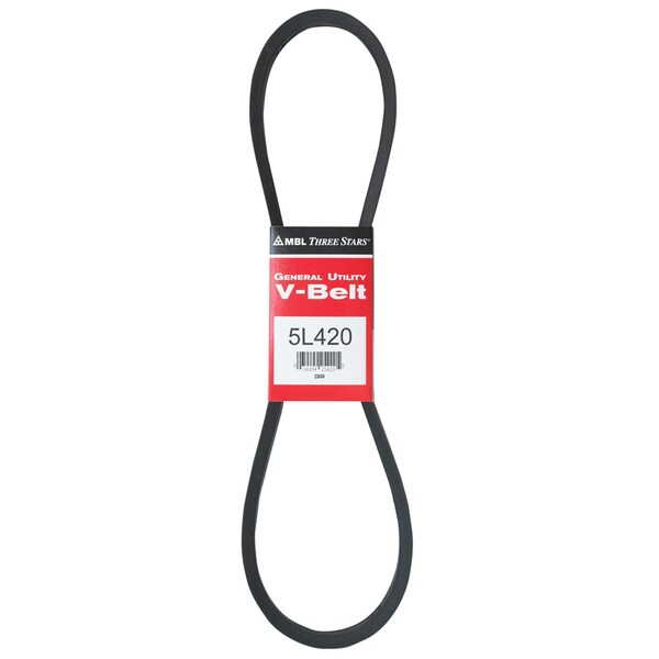 Mbl Mitsuboshi FHP General Utility V-Belt 0.63 in. W X 42 in. L For Fractional Horsepower Motors 5L420A - main
